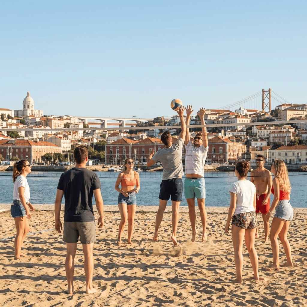 Beach Volley Practice package option in Lisbon