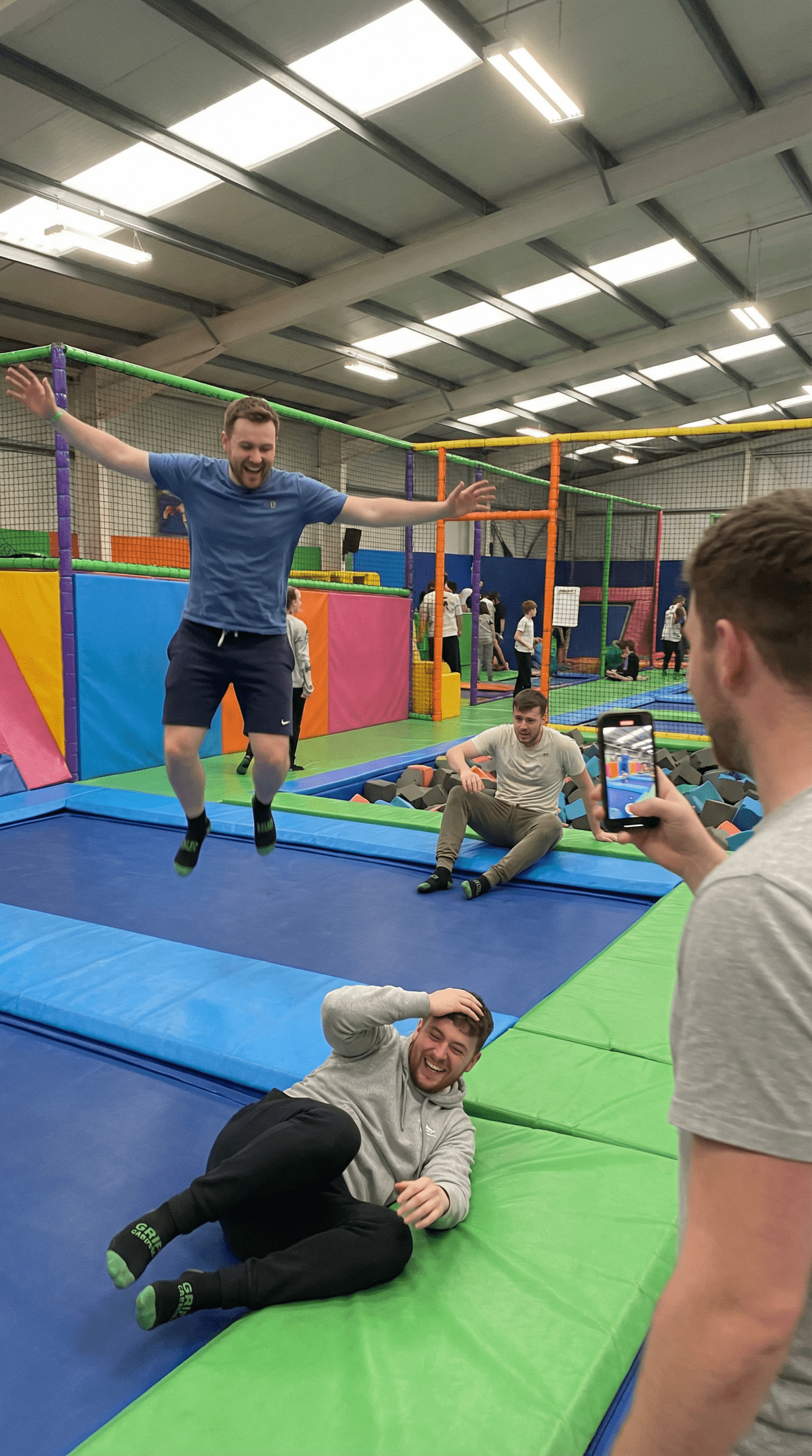 Trampoline Park Session in Lisbon - Lisbon Vice group activity