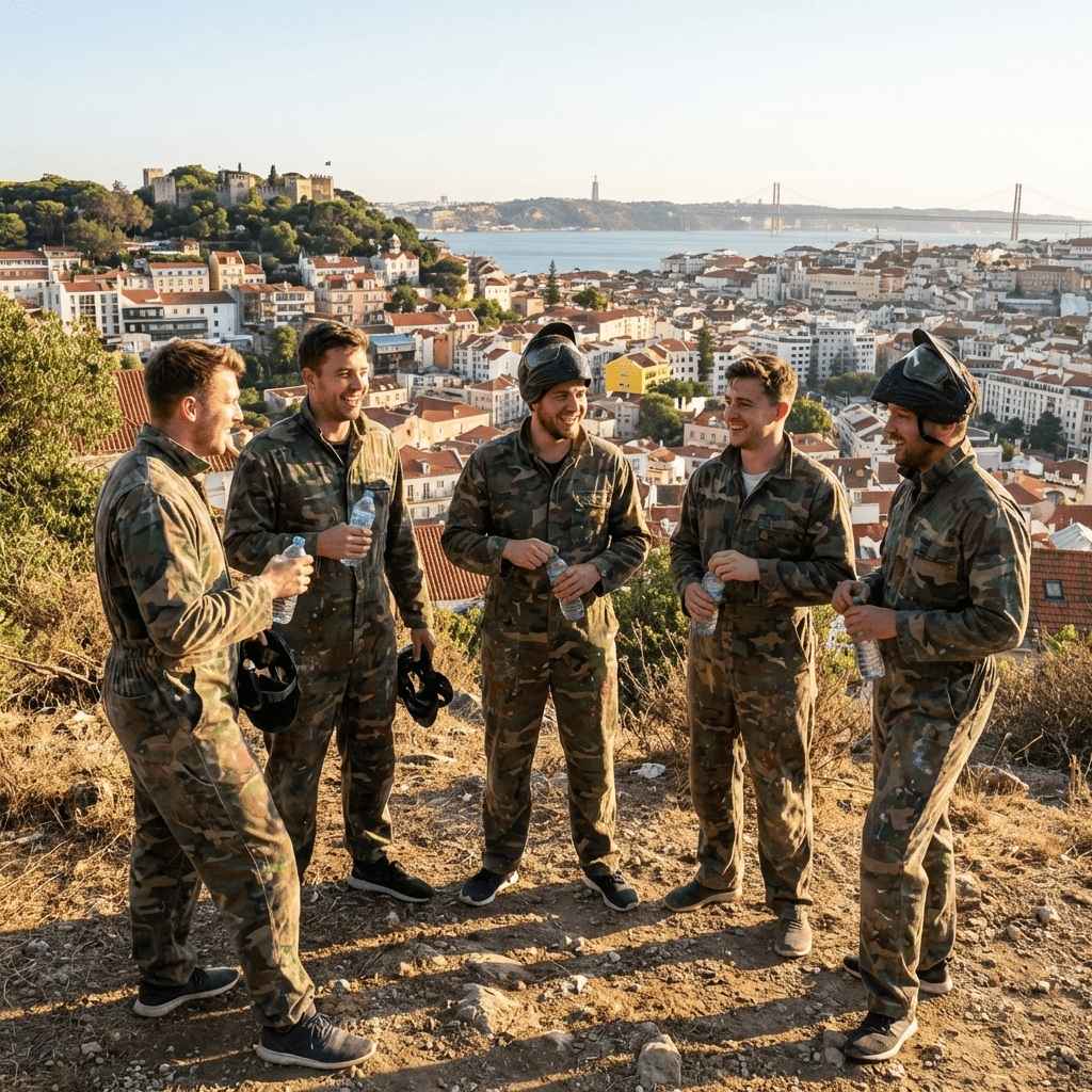 Paintball Warfare package option in Lisbon